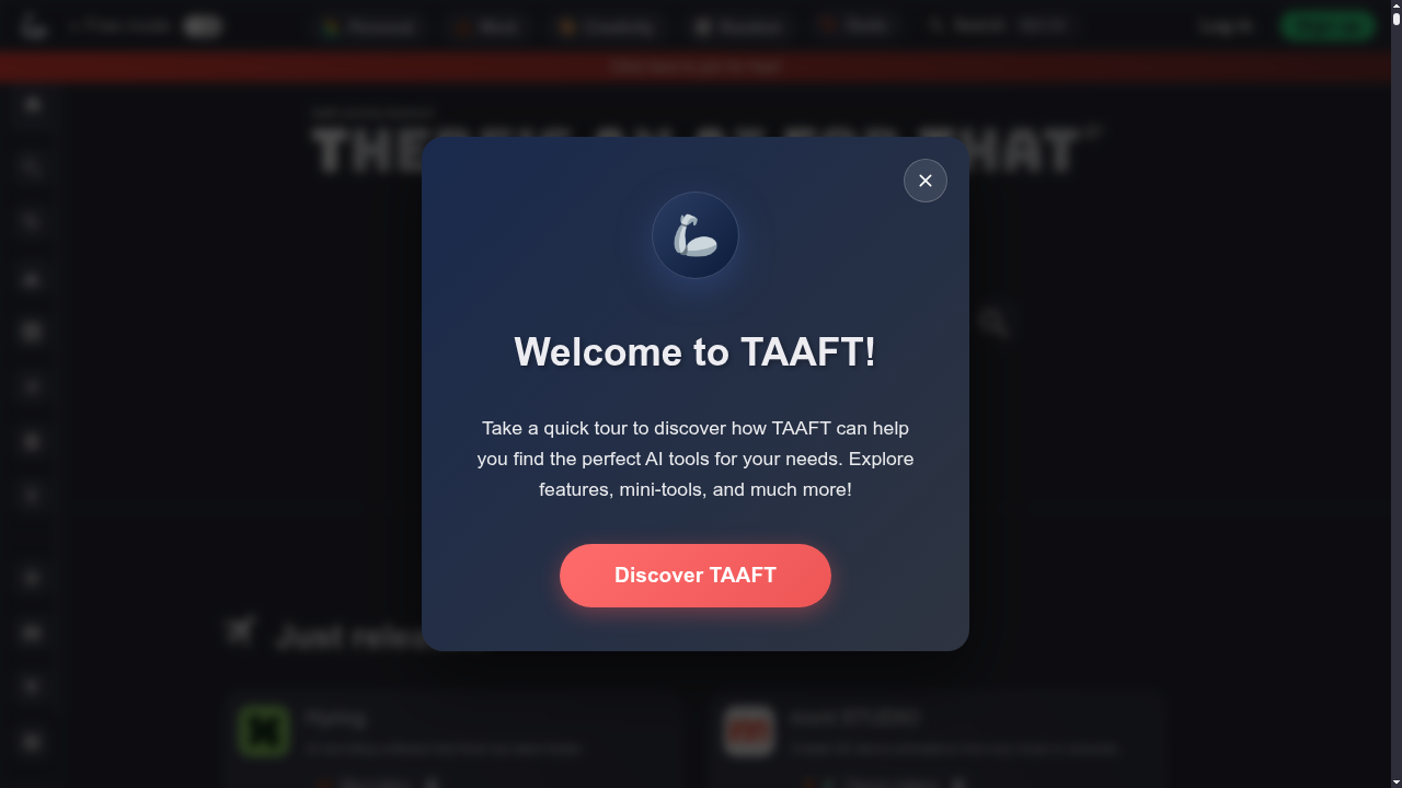 There's An AI For That website screenshot